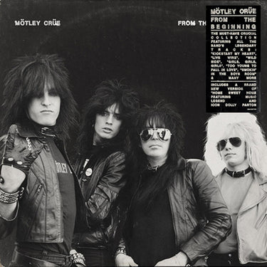 MÖTLEY CRÜE - From The Beginning (w/ Alternative Sleeve) - 2LP - 'Marble Black' Vinyl