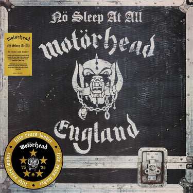 MOTÖRHEAD - No Sleep At All (50th Anniversary Edition w/ Poster) - LP - Clear with Black and White Splatter Vinyl
