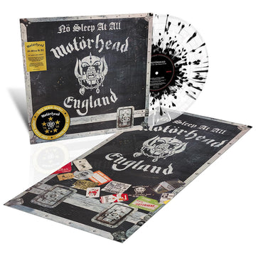 MOTÖRHEAD - No Sleep At All (50th Anniversary Edition w/ Poster) - LP - Clear with Black and White Splatter Vinyl [AUG 29]