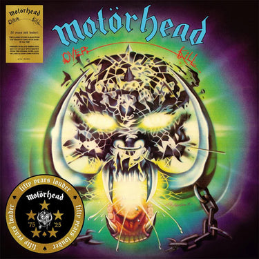 MOTÖRHEAD - Overkill (50th Anniversary Edition w/ Poster) - LP - Turquoise & Blue Splatter Vinyl
