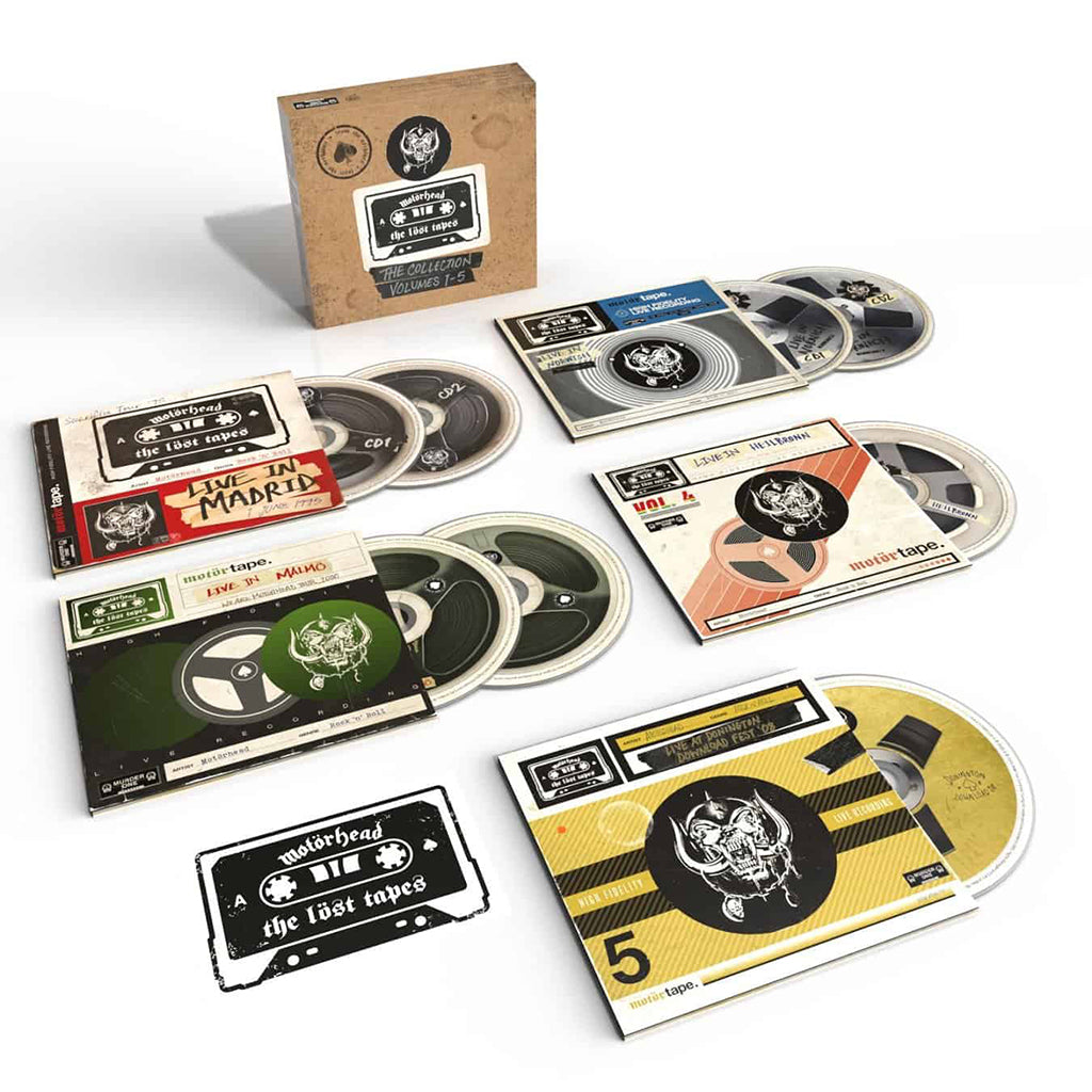 MOTÖRHEAD -  The Löst Tapes - The Collection (Vol. 1-5) - 8CD - Box Set [FEB 23]