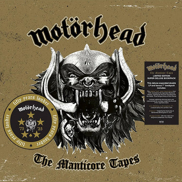 MOTÖRHEAD - The Manticore Tapes (Super Deluxe Bookpack Edition) - 2LP + 7'' - Clear Vinyl [JUN 27]