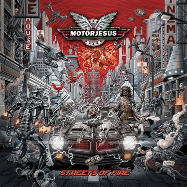 MOTORJESUS - Streets Of Fire (Tour Edition) - LP - Grey with Red Splatter Vinyl [OCT 24]