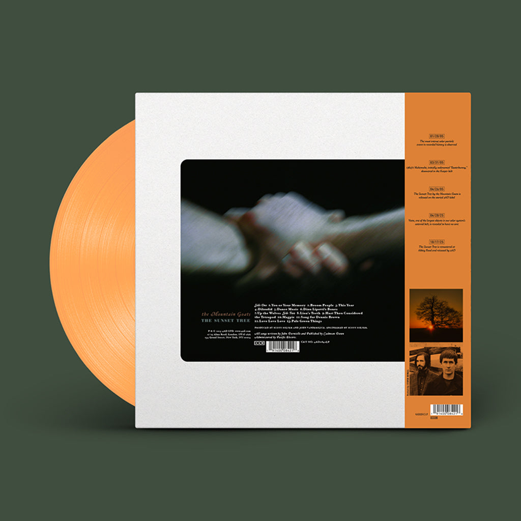 THE MOUNTAIN GOATS - The Sunset Tree (20th Anniversary Remaster) - LP - 'Apricot' Colour Vinyl [OCT 17]