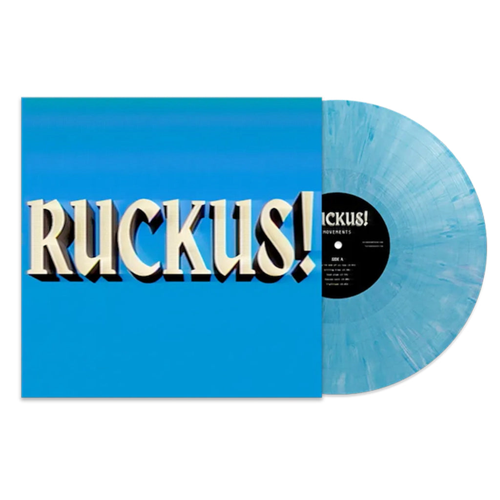 MOVEMENTS - Ruckus! (w/ Alternate Sleeve) - LP - Blue & White Swirl Vinyl