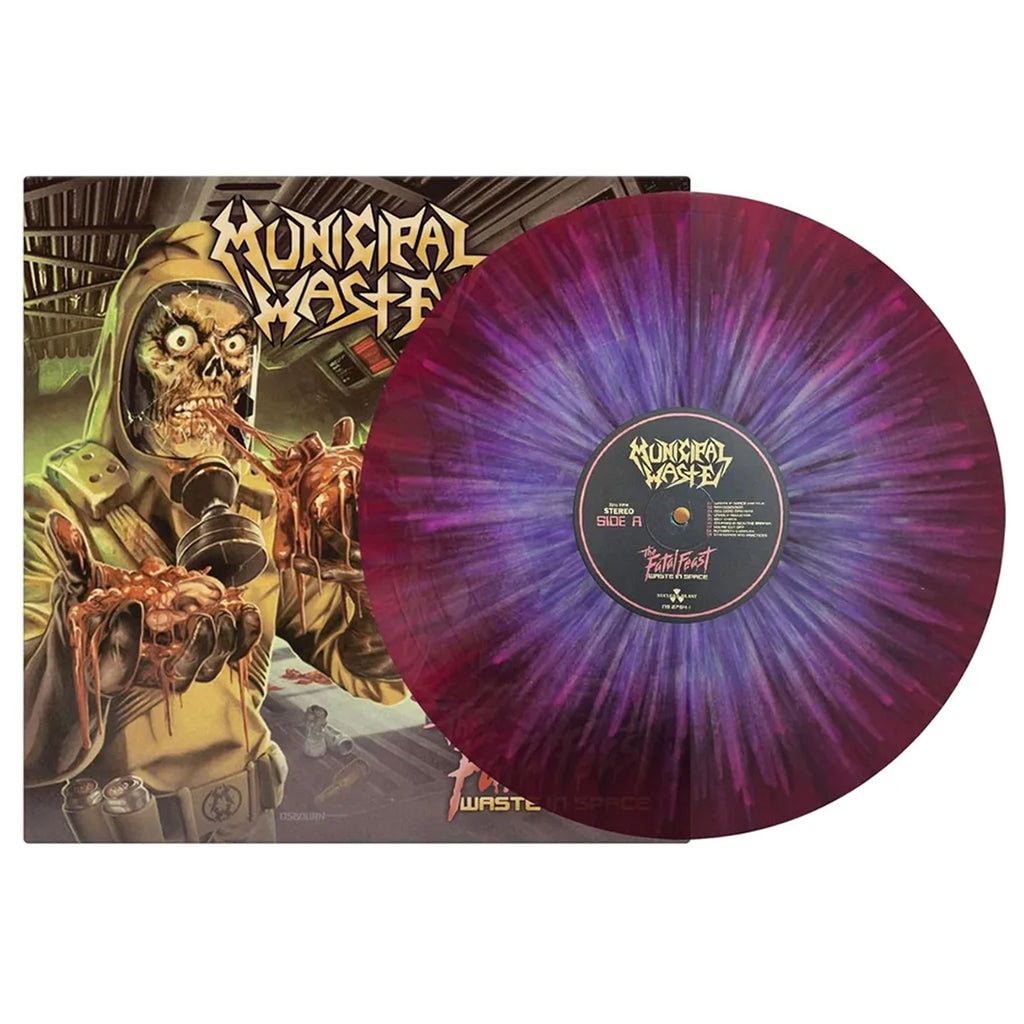 MUNICIPAL WASTE - The Fatal Feast (Waste In Space) [Reissue] - LP - Magenta w/ Purple & White Splatter Vinyl [NOV 1]