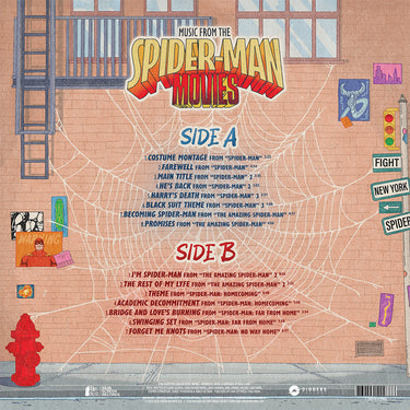 LONDON MUSIC WORKS - Music From Spider-Man - LP - Red Marble Vinyl