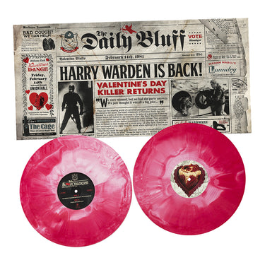 PAUL ZAZA - My Bloody Valentine (Original Soundtrack) - 2LP - Red and White Hand Pour Vinyl