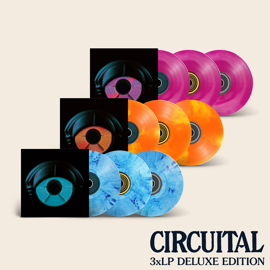 MY MORNING JACKET - Circuital (Deluxe Edition w/ Glow in the Dark Sleeve, Fold-out Poster, Zoetrope Labels & Etching) - 3LP - Random Coloured Vinyl