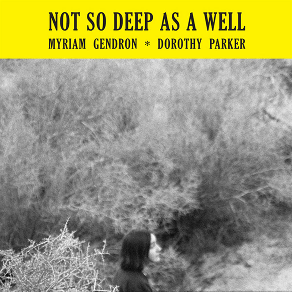 MYRIAM GENDRON - Not So Deep As A Well (Expanded Version) - LP - 180g Vinyl [NOV 17]