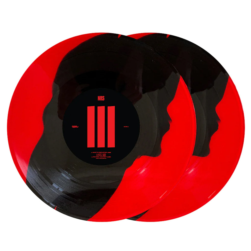 NAS - King's Disease III (2023 Reissue) - 2LP - Red & Black Striped Vinyl