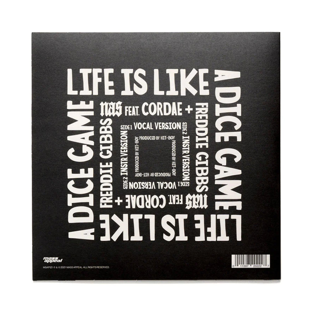NAS - Life Is Like A Dice Game - 7" - Vinyl