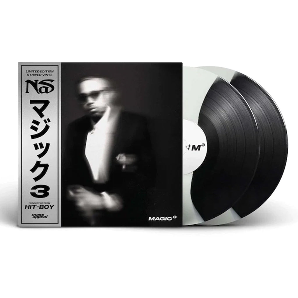 NAS - Magic 3 - 2LP - Striped Black and White Vinyl