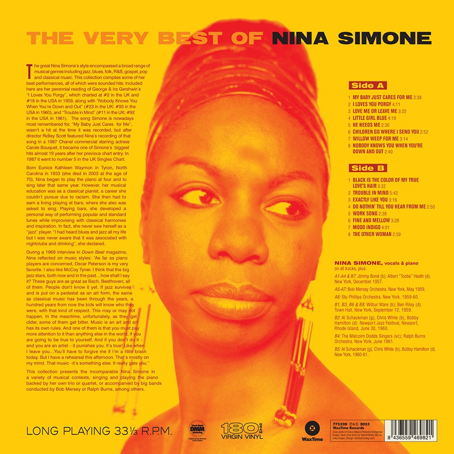 NINA SIMONE - The Very Best Of Nina Simone - LP - 180g Black Vinyl