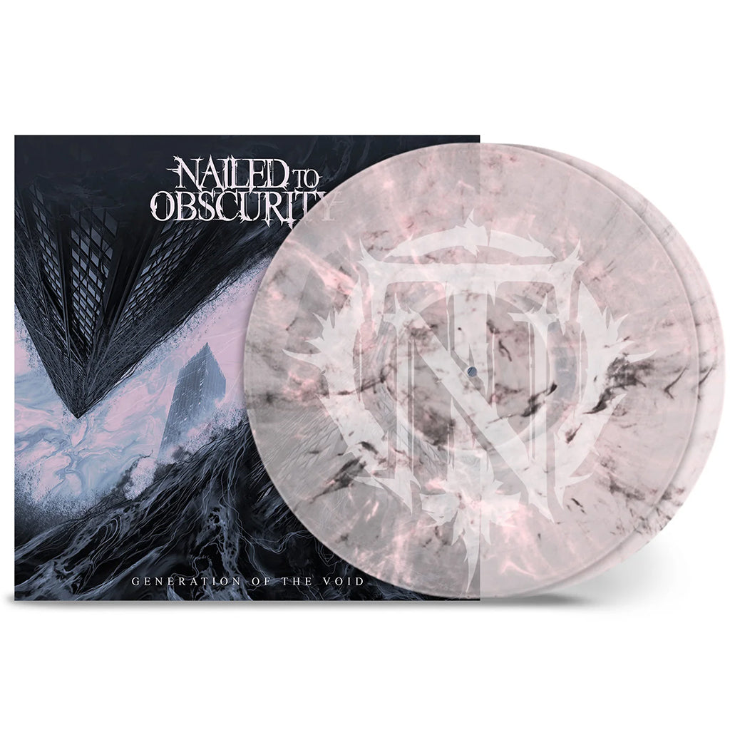 NAILED TO OBSCURITY - Generation Of The Void (w/ Etching) - 2LP - Clear, Light Rose & Black Marble Vinyl [SEP 5]