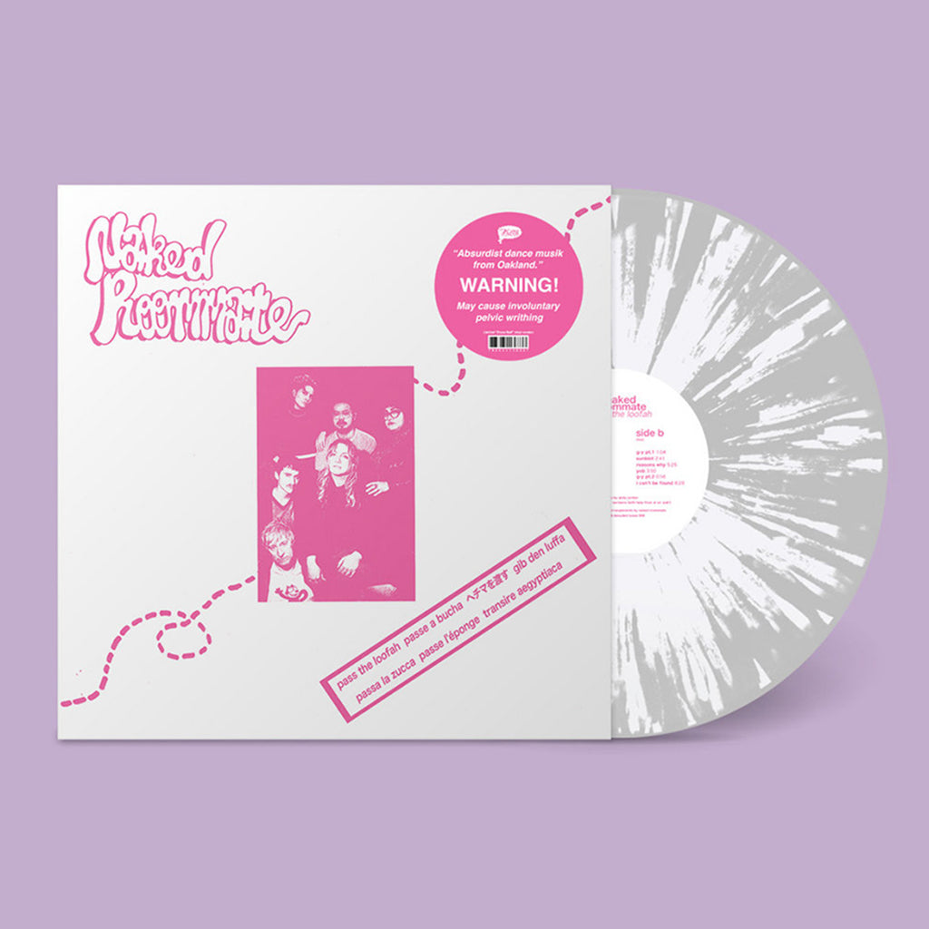 NAKED ROOMMATE - Pass The Loofah - LP - Metallic Silver and White Vinyl [OCT 25]