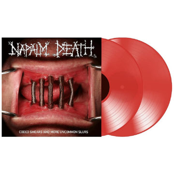 NAPALM DEATH - Coded Smears & More Uncommon Slurs (2023 Reissue) - 2LP - Transparent Red Vinyl [NOV 24]
