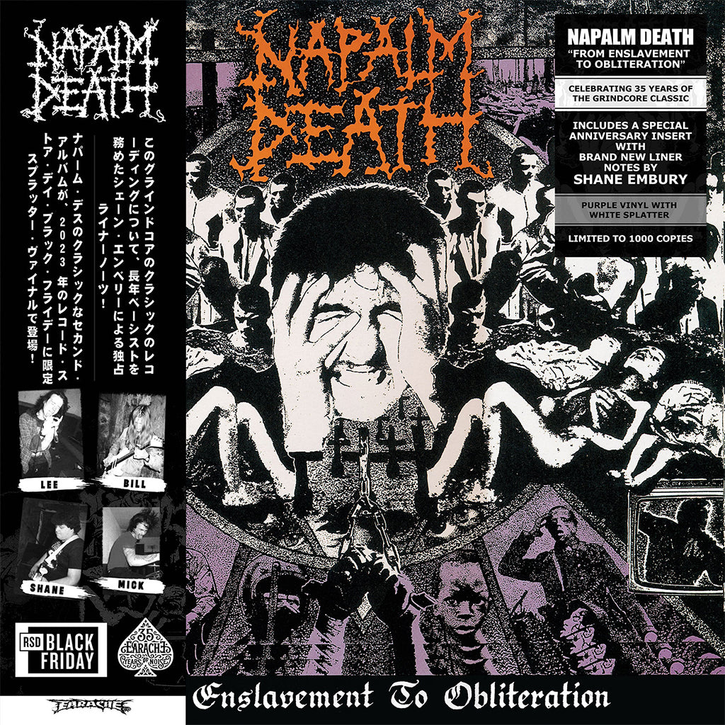 NAPALM DEATH - From Enslavement To Obliteration (35th Anniversary