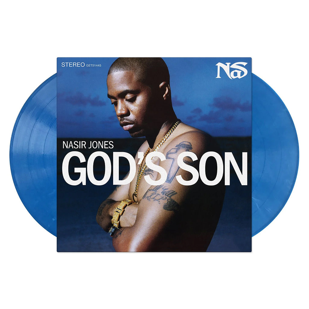 NAS - God's Son (Repress) - 2LP - Blue and White Swirl Vinyl