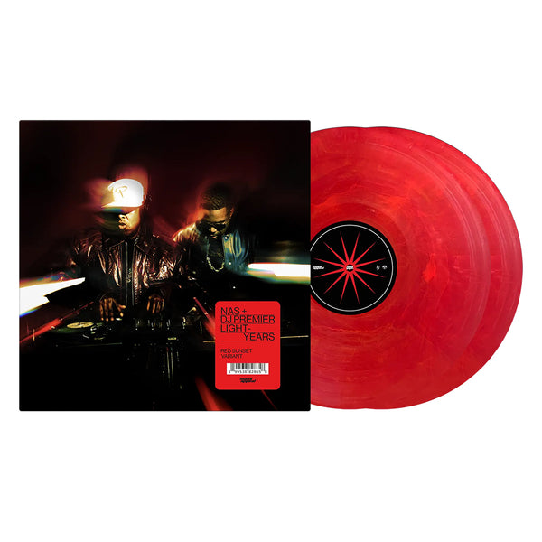 NAS & DJ PREMIER - Light-Years (w/ Alternate Cover) - 2LP - Red