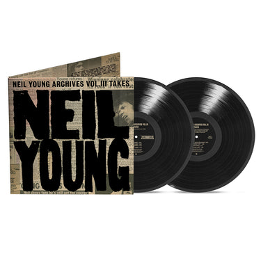NEIL YOUNG - Archives Vol. III Takes - 2LP - Gatefold Black Vinyl
