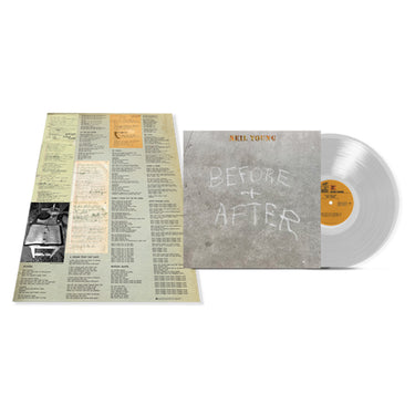 NEIL YOUNG - Before And After (RSD Indies Exclusive) - LP - Clear Vinyl