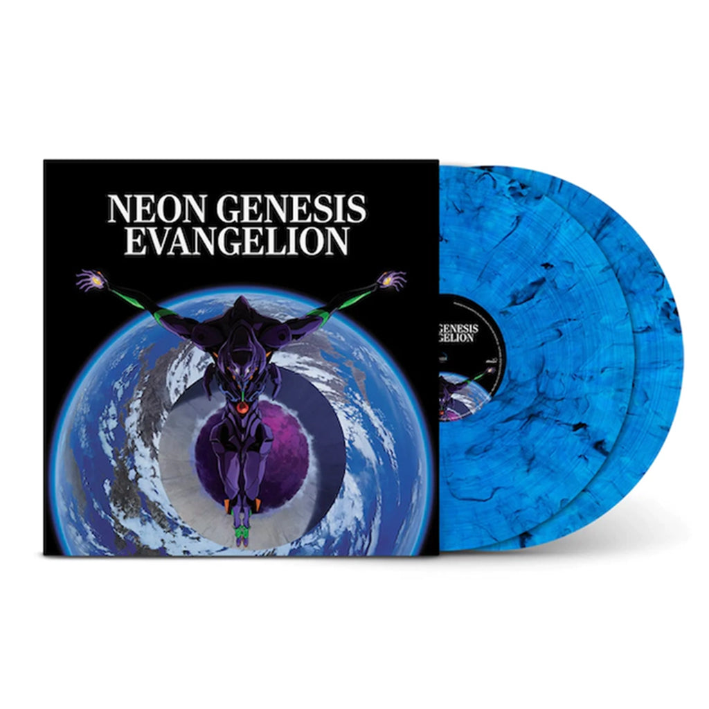 SHIRO SAGISU - Neon Genesis Evangelion (Original Series Soundtrack) - 2LP - Translucent Blue w/ Ethereal Black Smoke Vinyl [AUG 25]