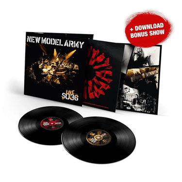 NEW MODEL ARMY - LIVE SO36 - 2LP - Vinyl + DVD (w/ DL Access to Bonus Show)