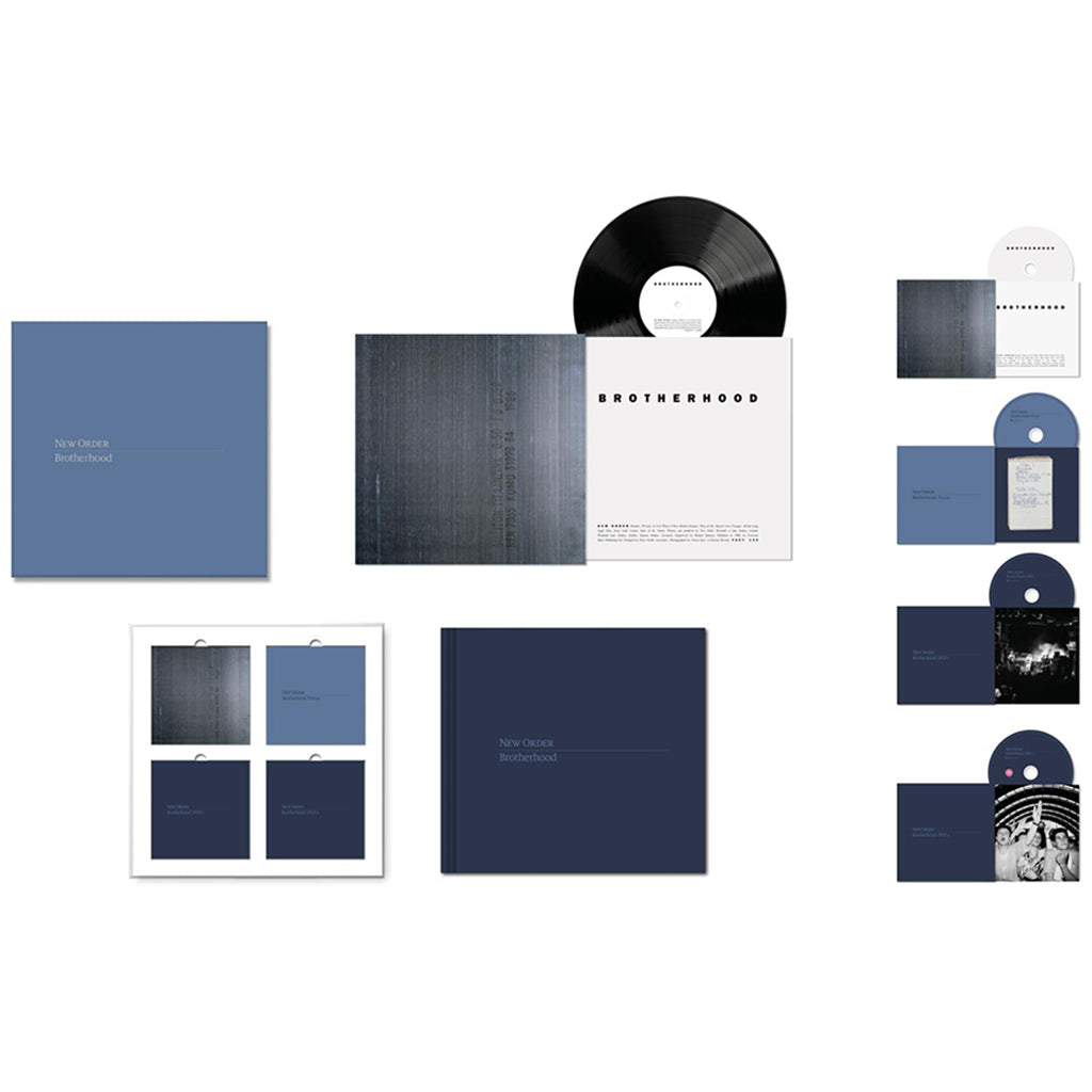 NEW ORDER - Brotherhood (Deluxe  Edition) - LP - 180g Vinyl / 2 x CD / 2 x DVD / Hardback Book - Definitive Box Set Edition [NOV 22]