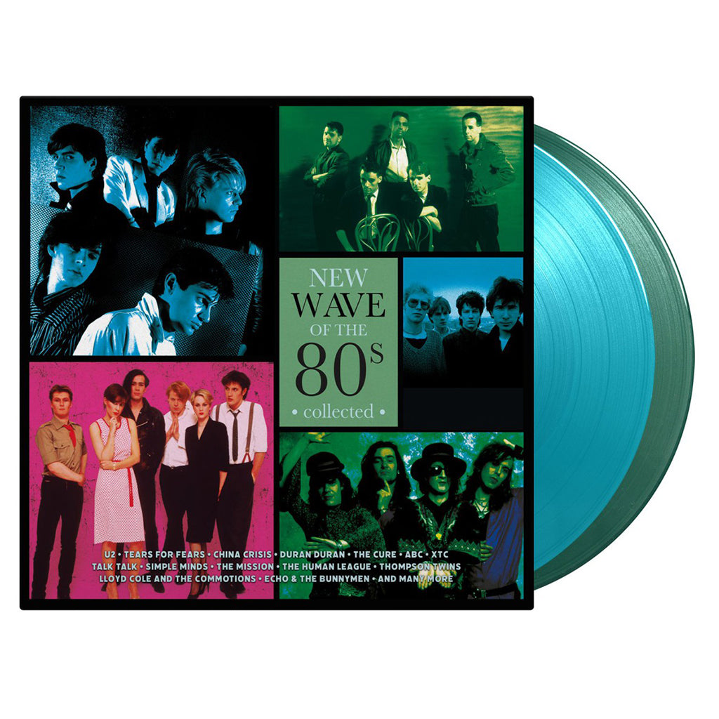 VARIOUS - New Wave Of The 80s Collected - 2LP - 180g Moss Green / Turquoise Vinyl