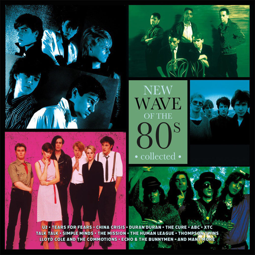 VARIOUS - New Wave Of The 80s Collected - 2LP - 180g Moss Green / Turquoise Vinyl