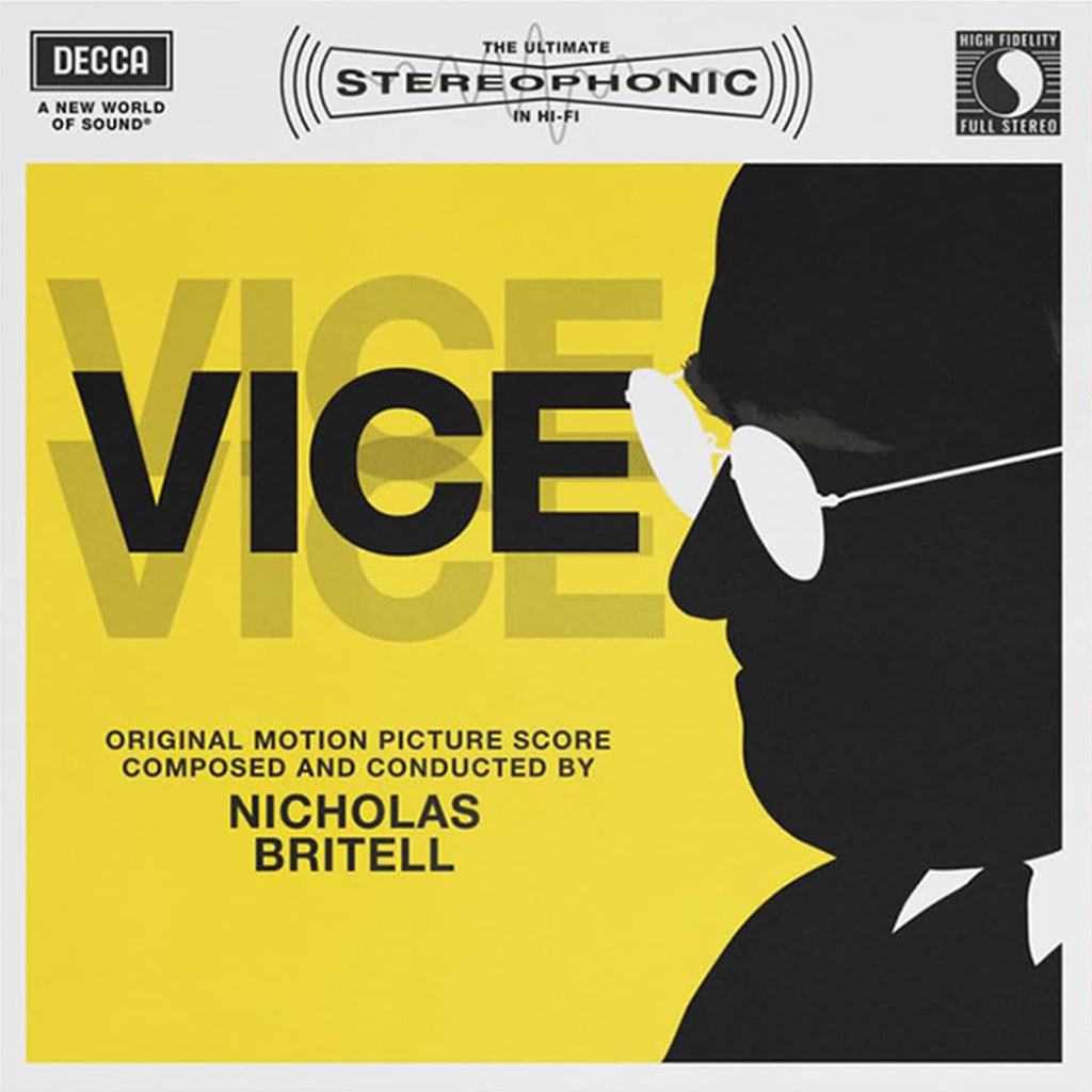 NICHOLAS BRITELL - Vice (Original Motion Picture Score) - 5th Anniversary - 2LP - Yellow Vinyl [NOV 10]
