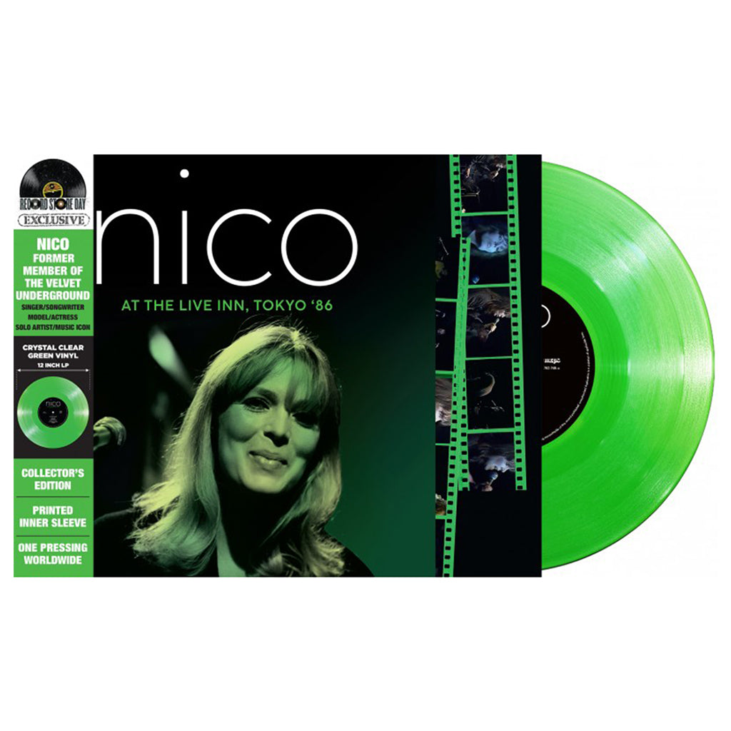 NICO - At the Live Inn, Tokyo '86 - LP - Crystal Clear Green Vinyl [RSD 2024]