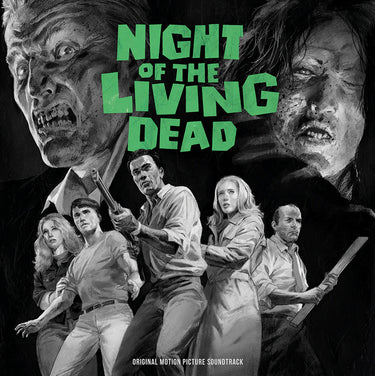 VARIOUS - Night Of The Living Dead (Complete Original Soundtrack) [Reissue] - 2LP - 180g Black and White Hand Poured Colour Vinyl [OCT 11]