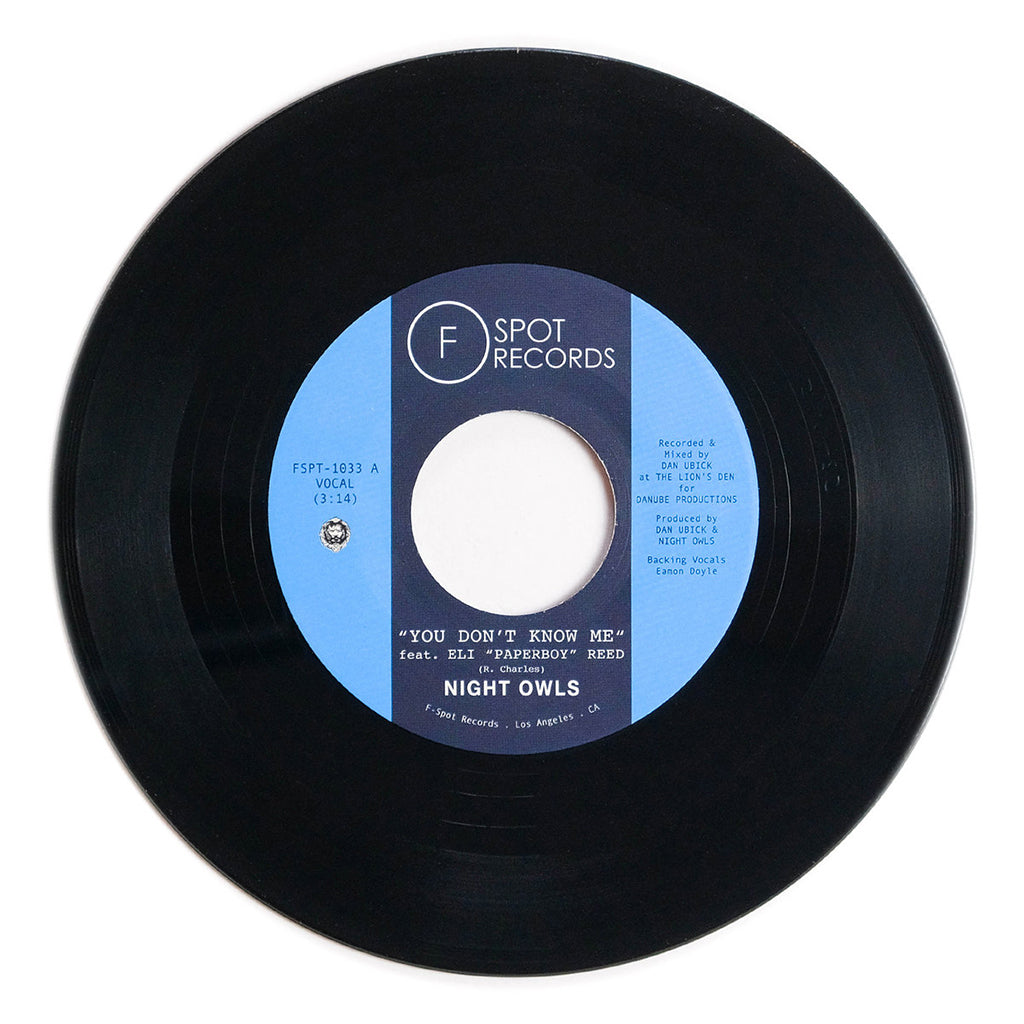 NIGHT OWLS - You Don’t Know Me (feat. Eli “Paperboy” Reed) / If You Let Me (feat. Jr Thomas & The Volcanos) - 7'' - Vinyl