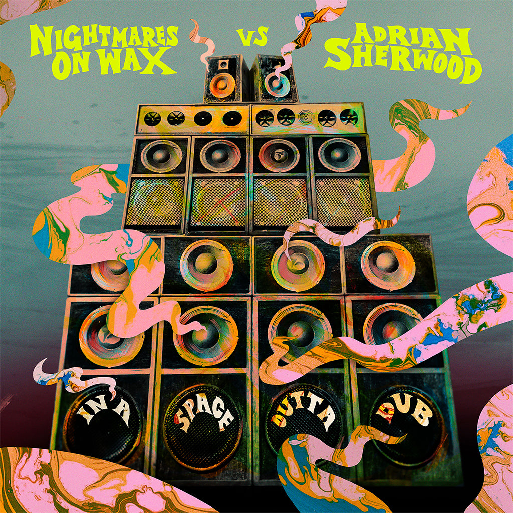 NIGHTMARES ON WAX VS ADRIAN SHERWOOD - In A Space Outta Dub - LP - Light Rose Pink Coloured Vinyl [APR 3]