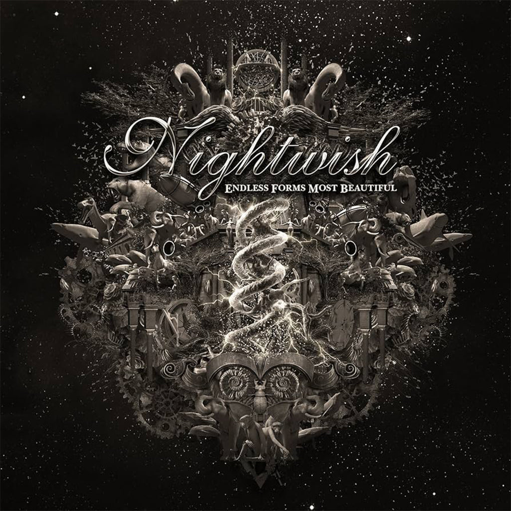 NIGHTWISH - Endless Forms Most Beautiful (2024 Reissue) - 2LP - Clear with Gold & Black Splatter Vinyl