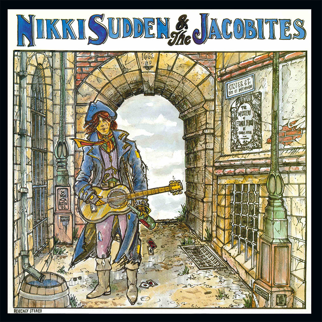 NIKKI SUDDEN & THE JACOBITES - Jangle Town (Optic Sevens 5.0 Reissue Series w/ Poster) - 7'' - Blue Vinyl