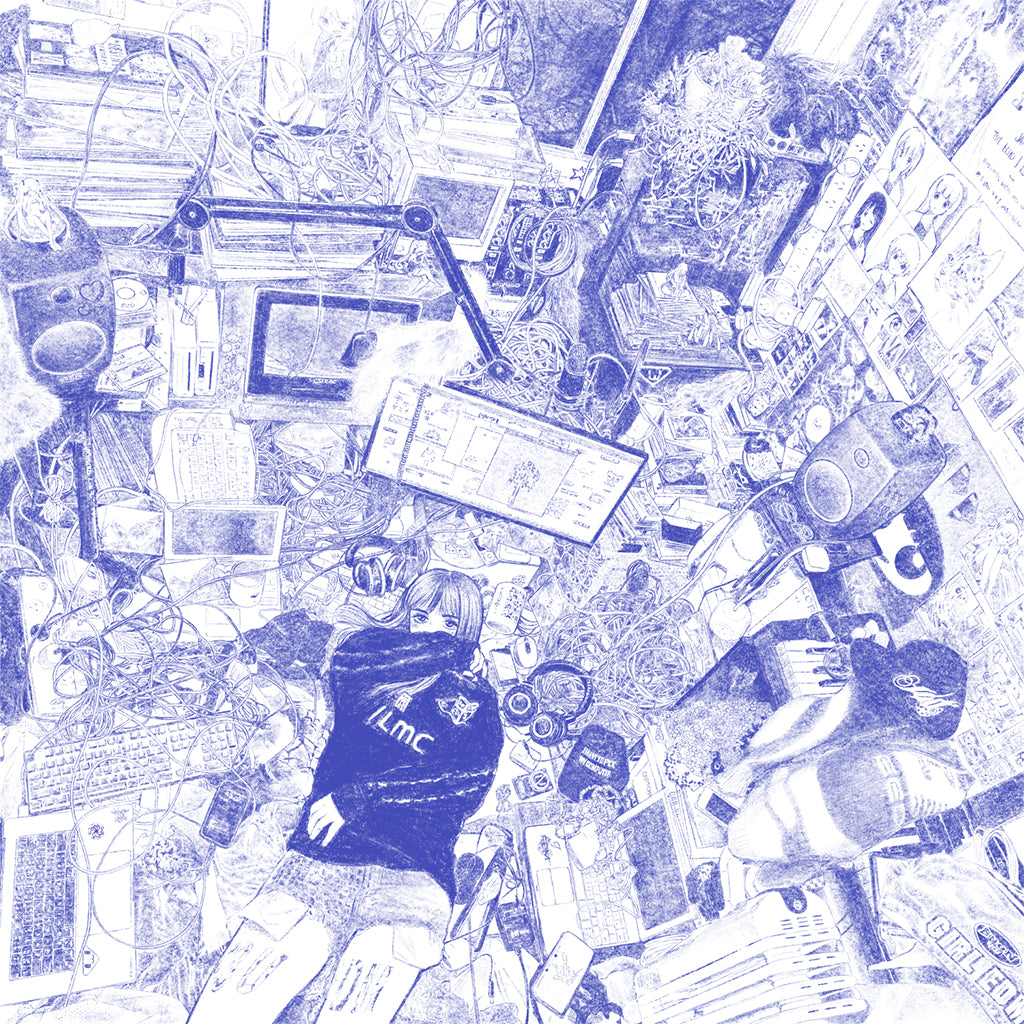 NINAJIRACHI - I Love My Computer - LP - Half Blue & Half White Colour Vinyl [FEB 20]