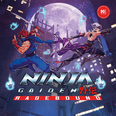 SERGIO DE PRADO - Ninja Gaiden – Ragebound (Original Game Soundtrack w/ Exclusive Poster) - 2LP - Transparent Blue and Magenta Vinyl [OCT 10]