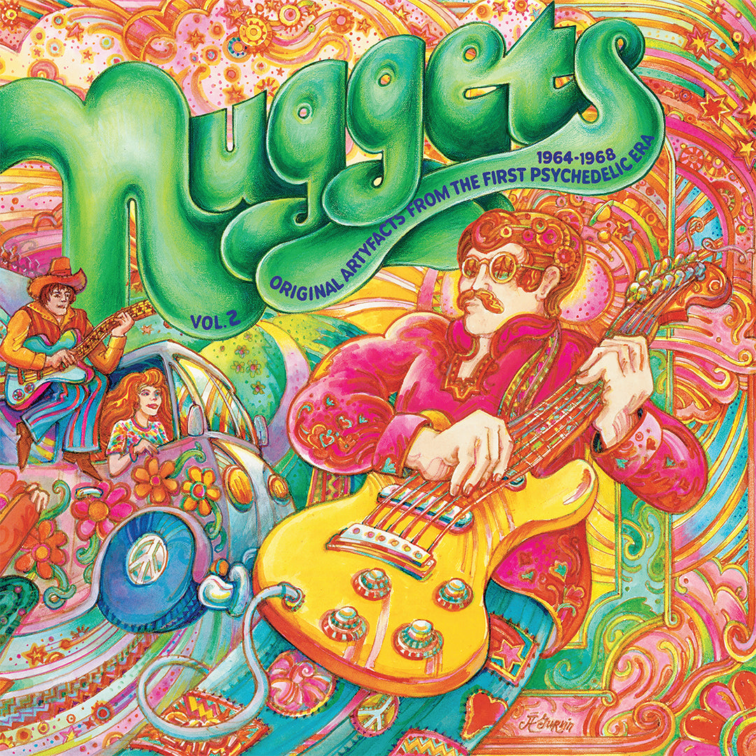 VARIOUS - Nuggets: Original Artyfacts From The First Psychedelic Era (1964-1968) - Vol. 2 (SYEOR 2024) - 2LP - Psychedelic Colour Vinyl