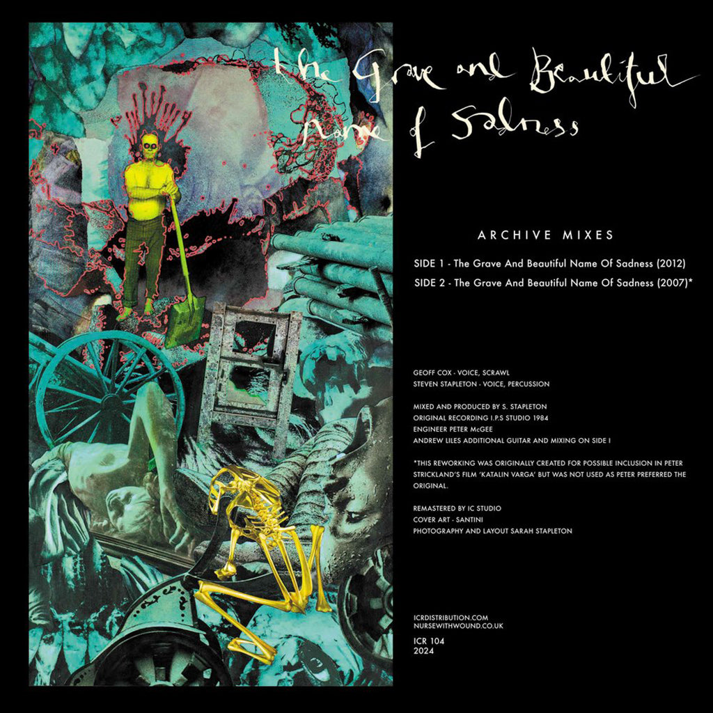 NURSE WITH WOUND - The Grave And Beautiful Name Of Sadness (Archive Mixes) - LP - Vinyl [JAN 31]