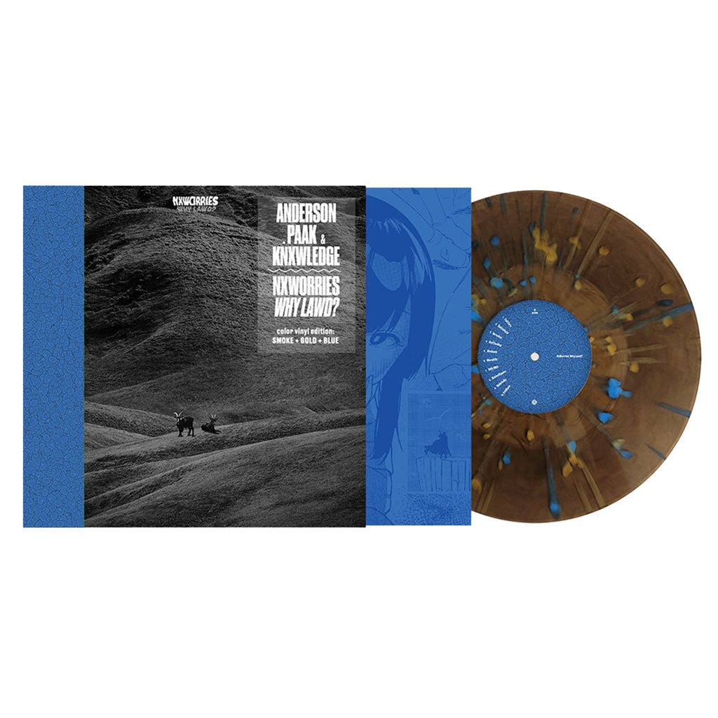 NXWORRIES (Anderson .Paak & Knxwledge)- Why Lawd? - LP - Smoke with Gold and Blue Splatter Vinyl [JUN 7]