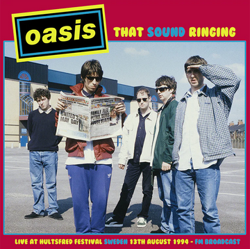 OASIS - Live At Hultsfred Festival Sweden 13th August 1994 FM Broadcast - LP - Red Marbled Vinyl