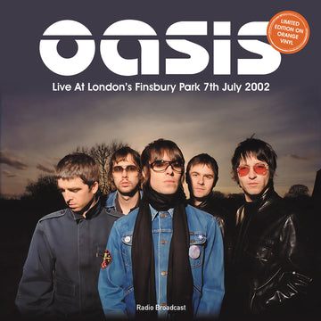OASIS - Live At London's Finsbury Park 7th July 2002  - LP - Orange Vinyl