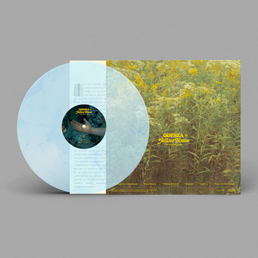 ODESZA & YELLOW HOUSE - Flaws In Our Design - 12'' EP - Clear Sky Blue Vinyl