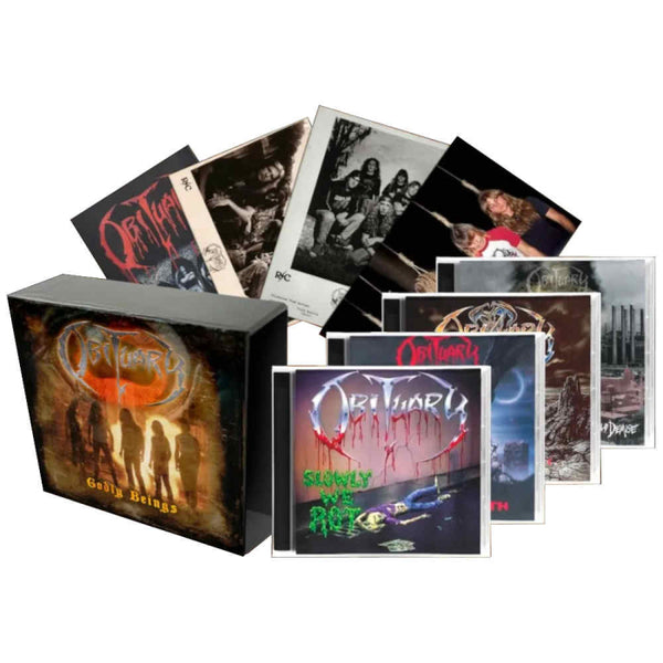 OBITUARY - Godly Beings (with 4 Replica Postcards) - 4CD Box Set