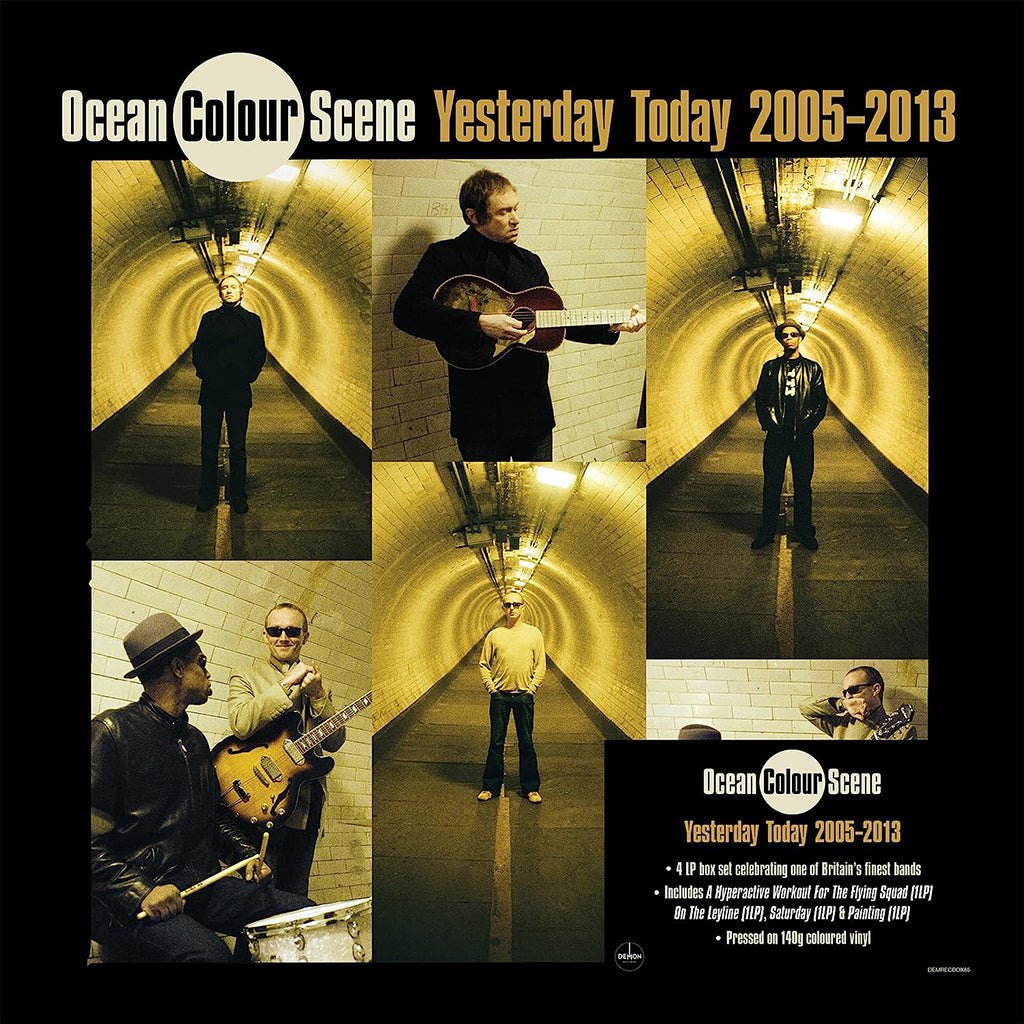 OCEAN COLOUR SCENE - Yesterday Today 2005 – 2013 (SIGNED Edition) - 4LP - Blue / Green / Purple / Grey Colour Vinyl Box Set