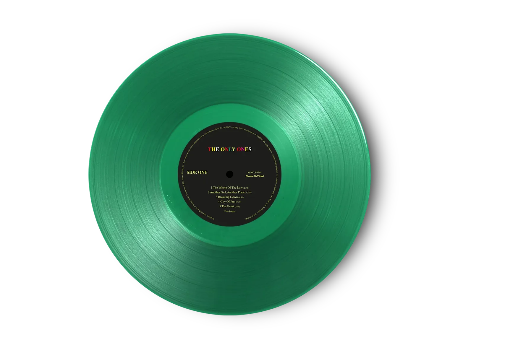 THE ONLY ONES - The Only Ones (2024 Reissue) - LP - 180g Translucent Green Vinyl [JUN 14]