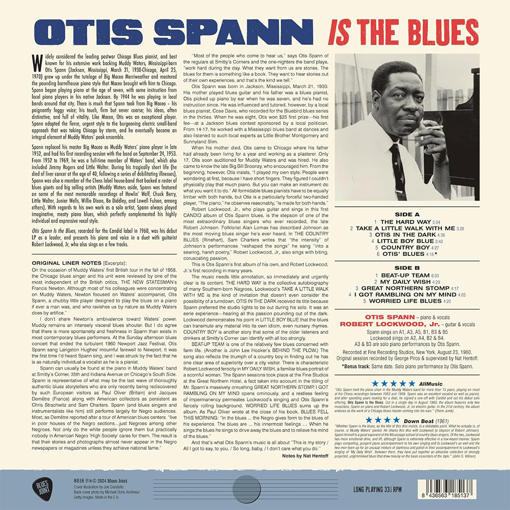 OTIS SPANN - Otis Spann Is The Blues (2024 Reissue with Bonus track) - LP - 180g Vinyl [APR 12]